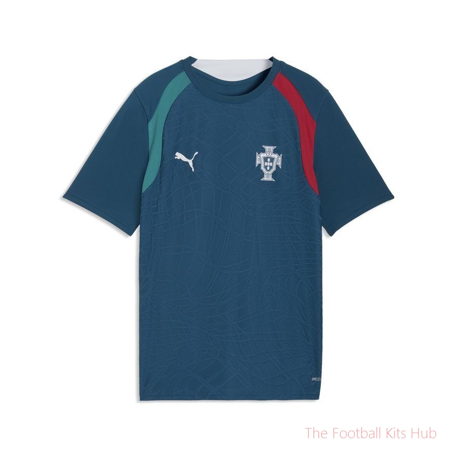 Portugal Training T-Shirt World Cup 2026 - Ocean Tropic/Silver Mist Kids