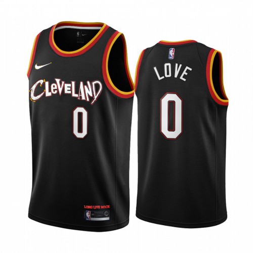 Black Nike Cleveland Cavaliers #0 Clippers Jersey - Polyester
