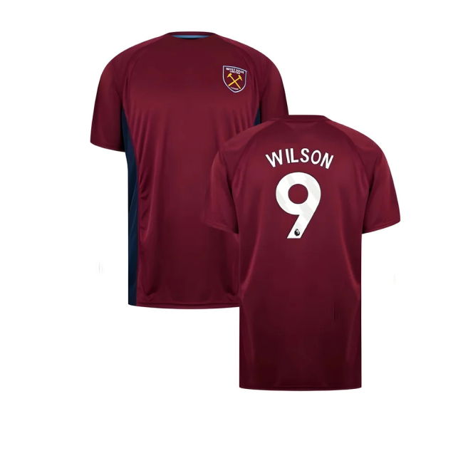 Match Worn Style West Ham T-Shirt Pro Shirt 2025-2026