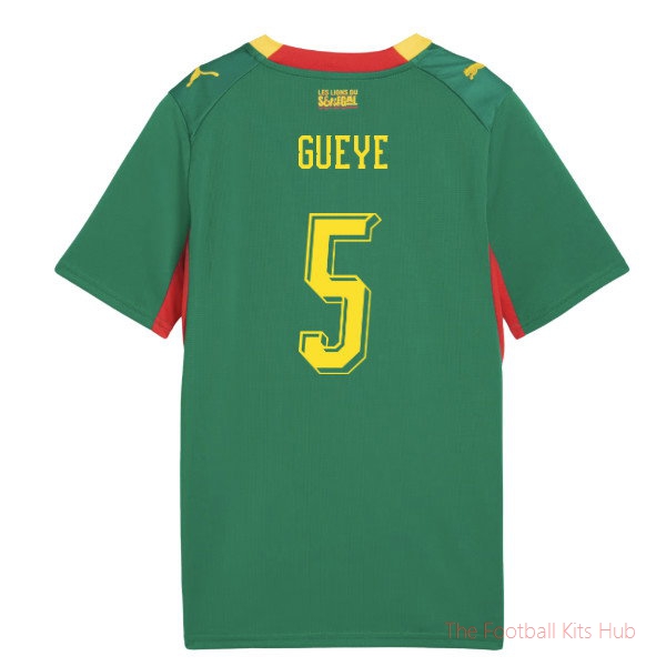 [SD] 2026/27 Senegal Away Shirt (Kids) (Gueye 5)