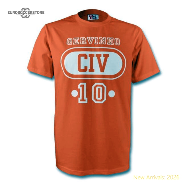 Superior Gervinho Ivory Coast Civ T-shirt (orange) - Economical