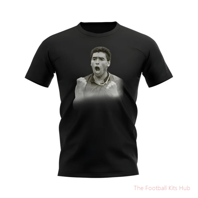 Diego Maradona Argentina Legend T-Shirt (Black)