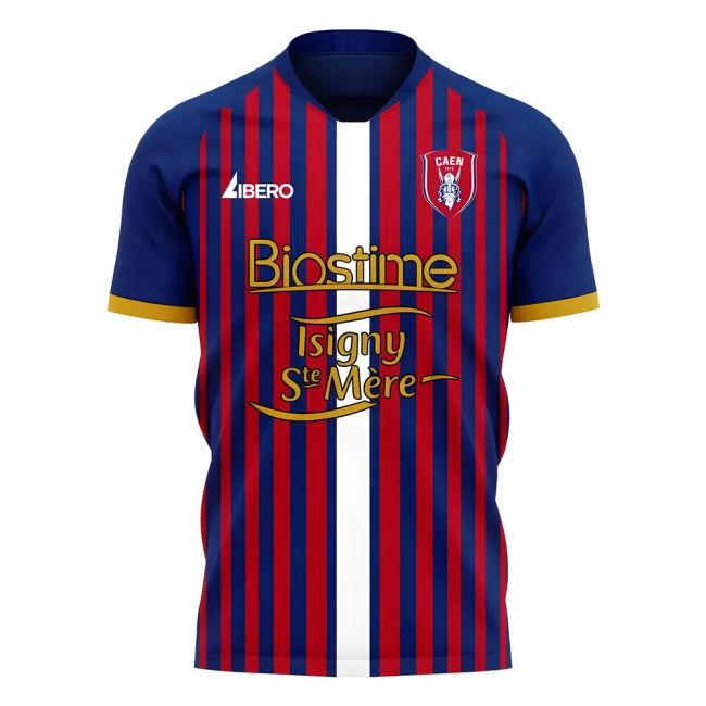 Caen 2025-2026 Home Concept Football Kit (Libero) | Authentic
