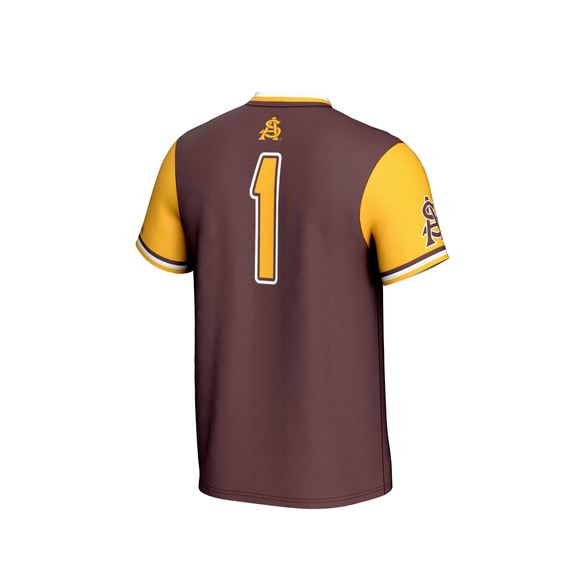 [NJP] Arizona State Sun Devils GameDay Greats Unisex Lightweight Collegiate Softball Fashion Jersey - Maroon