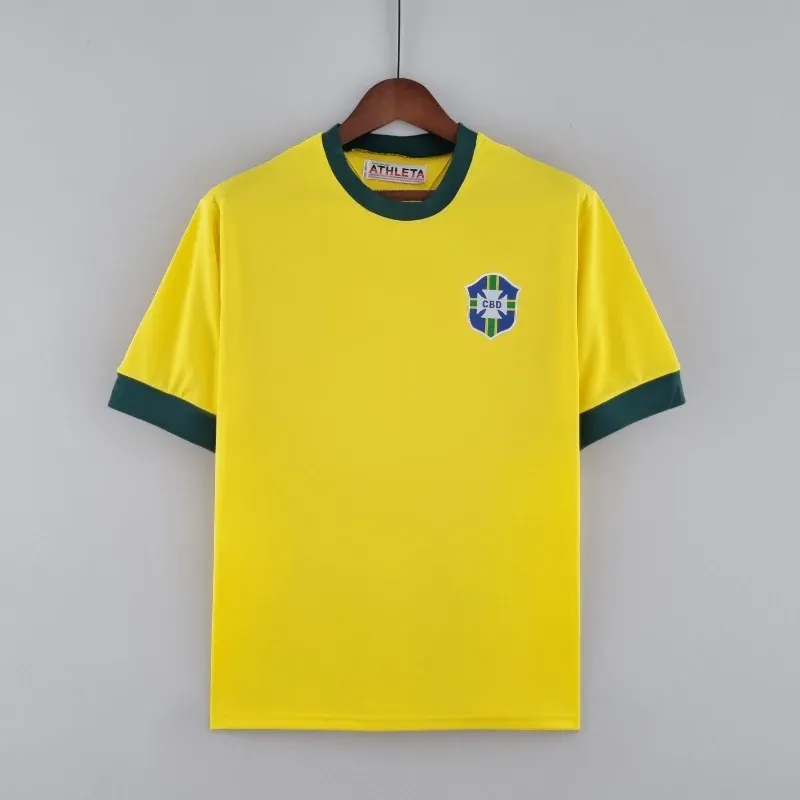 Cheap 1970 Brazil Jersey retro kit
