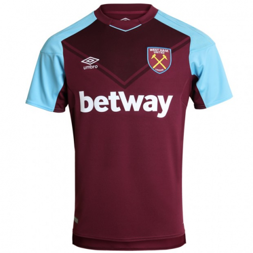Comfort Fit West Ham United Home 201718 Soccer Jersey Shirt
