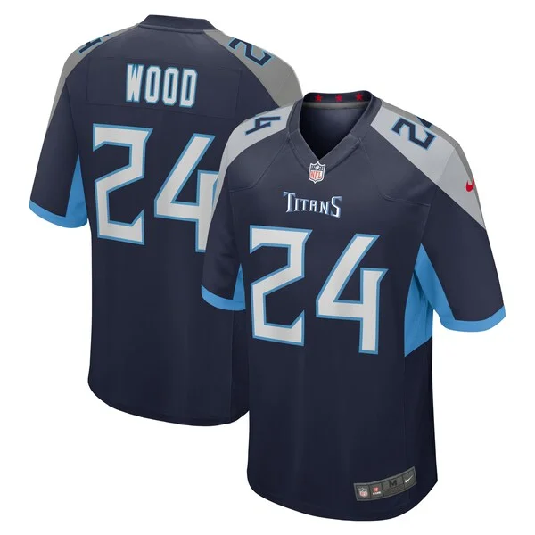 None Julius Wood Game Jersey - Navy | NFL Player Jersey | NFL Football