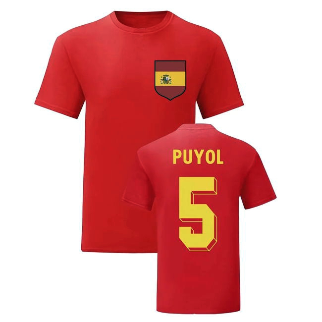 Spain Starting XI High Performance Home Pro Level Shirt (1)