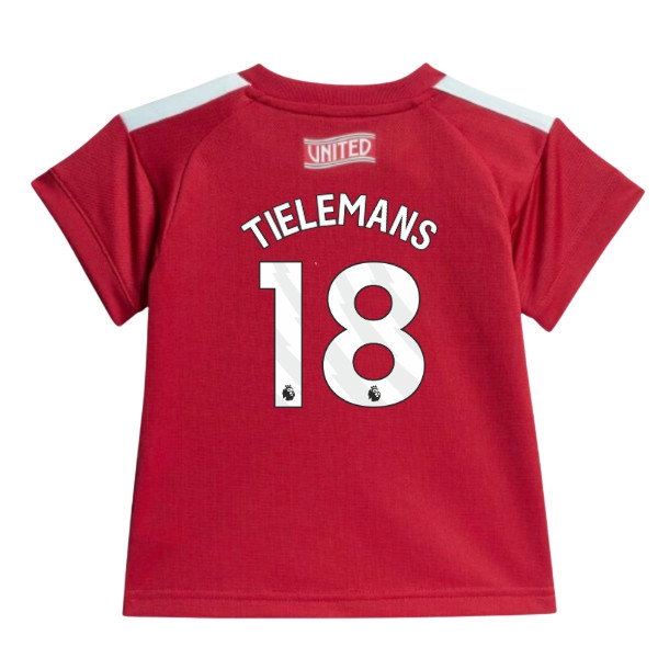 Man Utd Home Baby Kit (Tielemans 18) – Baby Home Matchday Top (2026/2027)