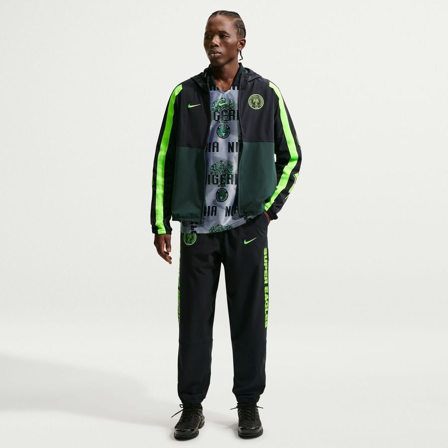[EFKS] Nigeria Track Dri FIT Energy Woven Black/Pro Green/Electric Green Uniform