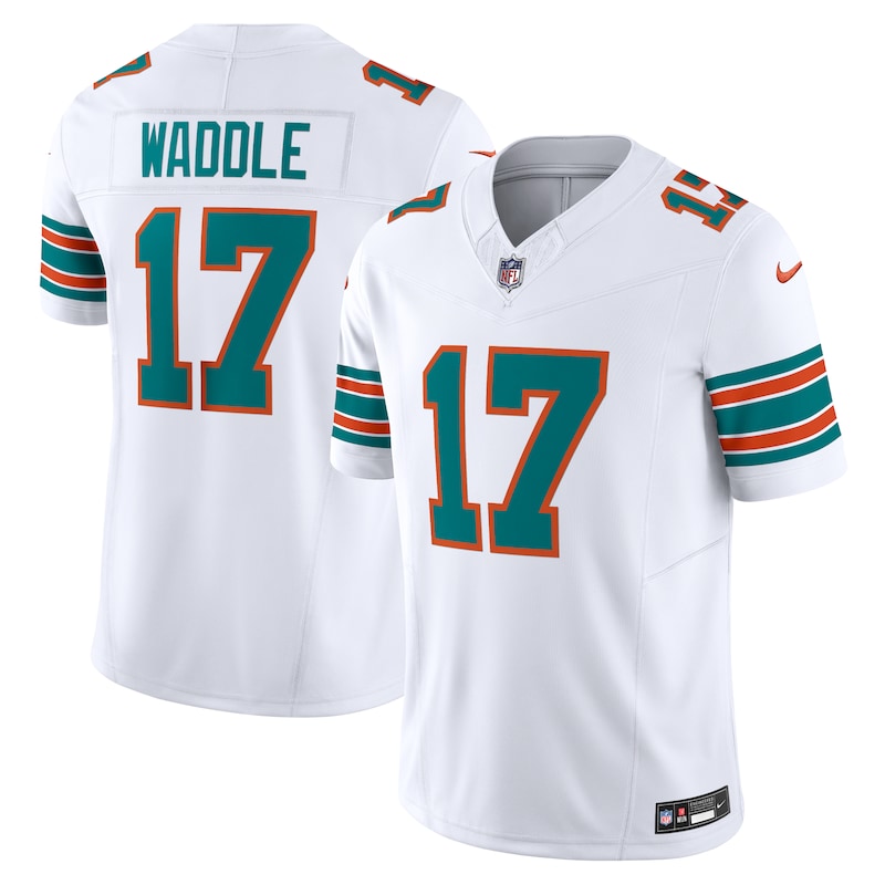 None Jaylen Waddle MIA Dolphins Bold Professional Jersey Football Appa
