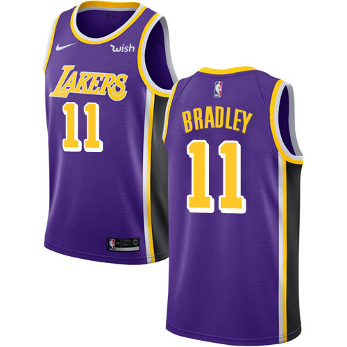 Nike Lakers Purple Angeles Lakers #11 Jersey - Cost-Effective