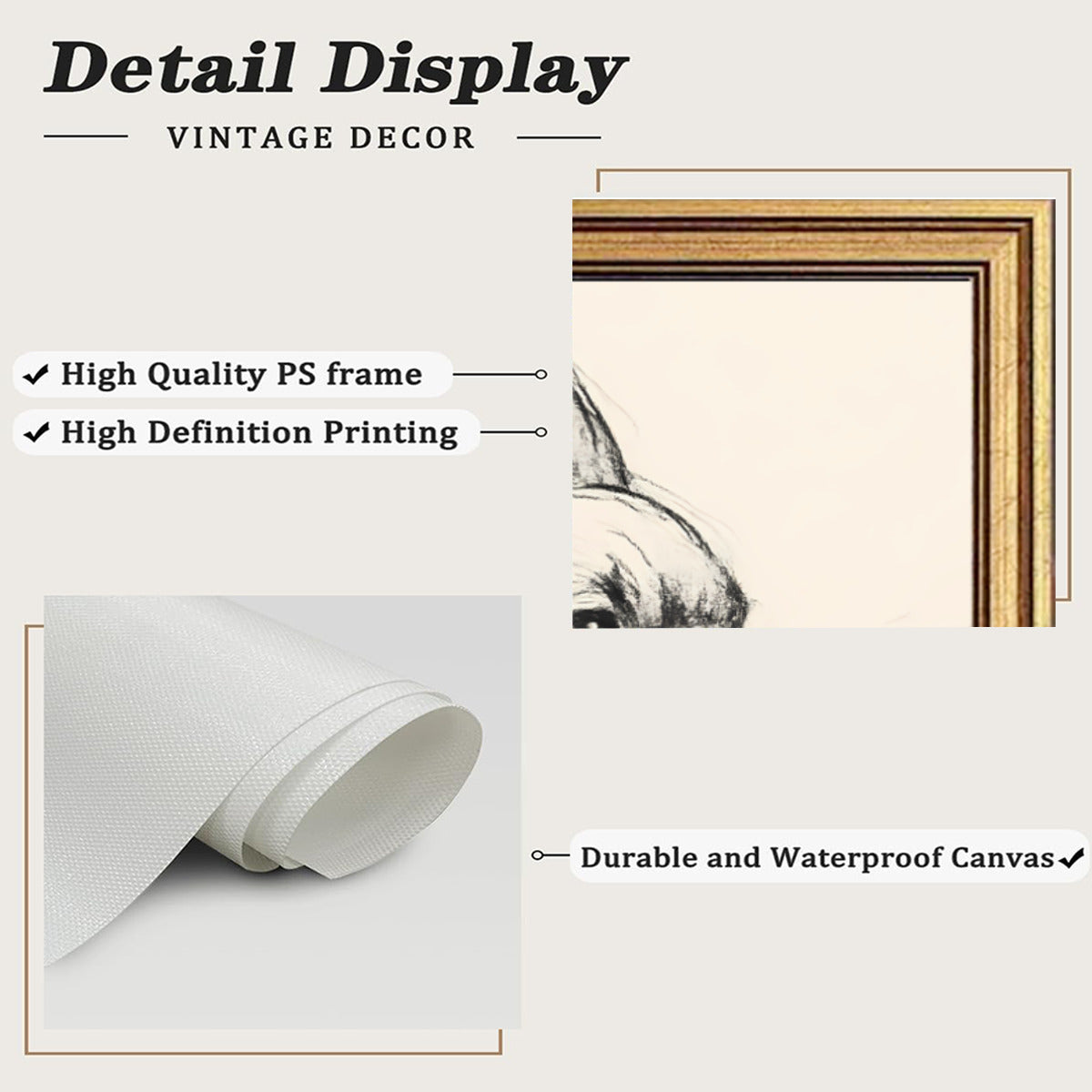 Waffles - Framed poster • Wall Decoration