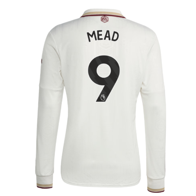 2025-2026 Arsenal Long Sleeve Third Shirt (Mead 9)