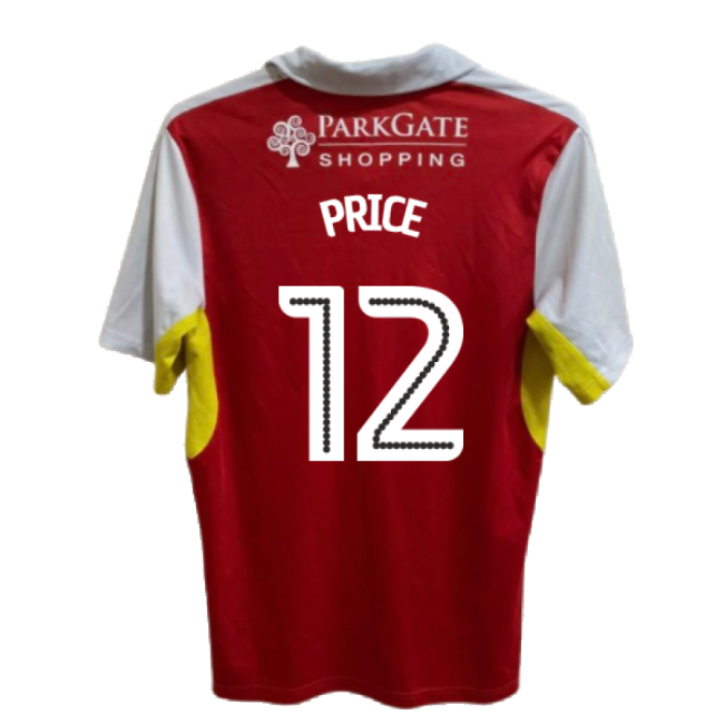 Professional Grade Avid Rotherham Rice #12 Updated Design Jersey