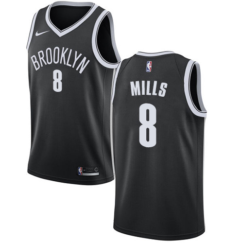 Nets Black Brooklyn Nets #8 Nike Jersey - Affordable NBA Fan Apparel