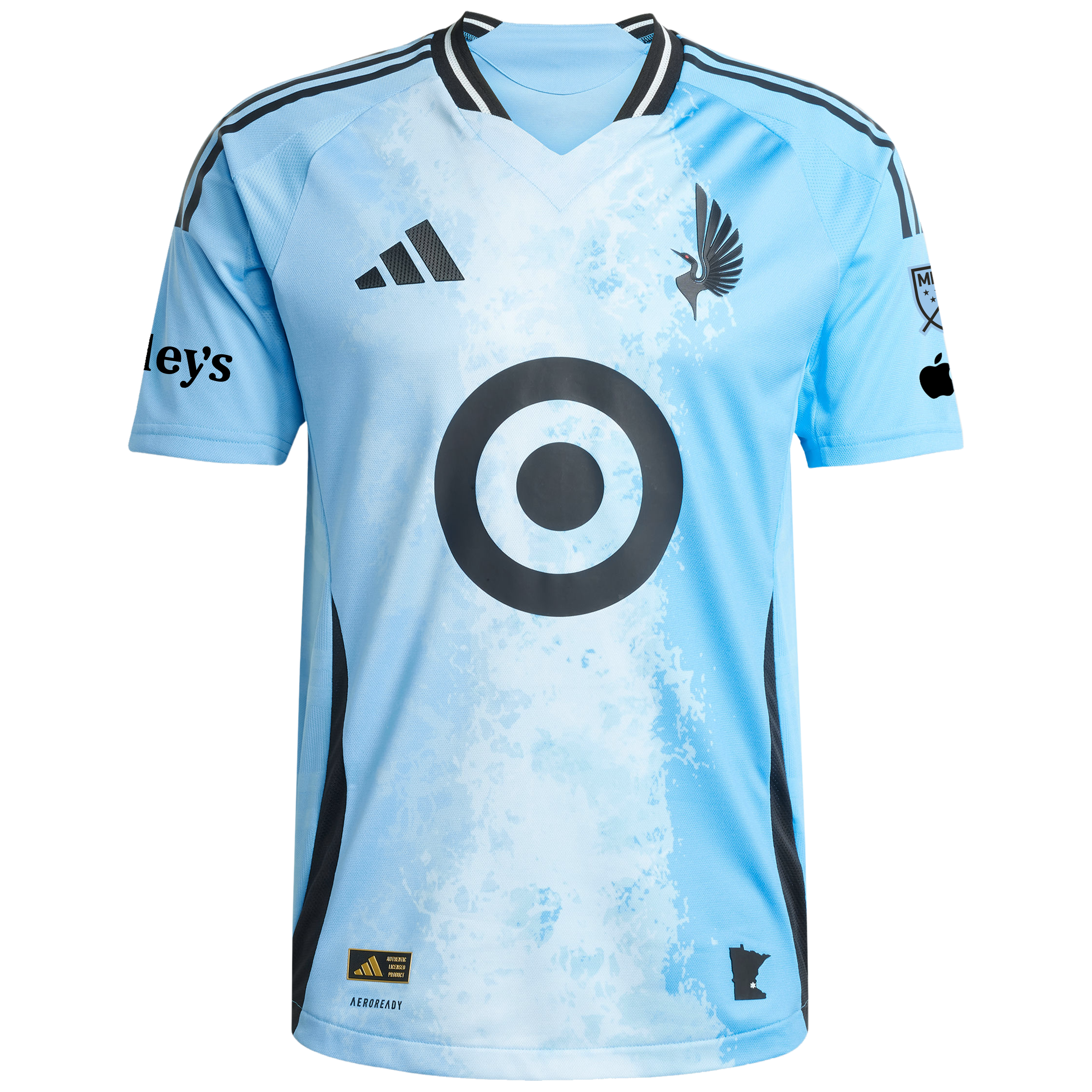[JED] Minnesota United FC 2025 CONVERGENCE On-Field Authentic Patch Jersey - Blue