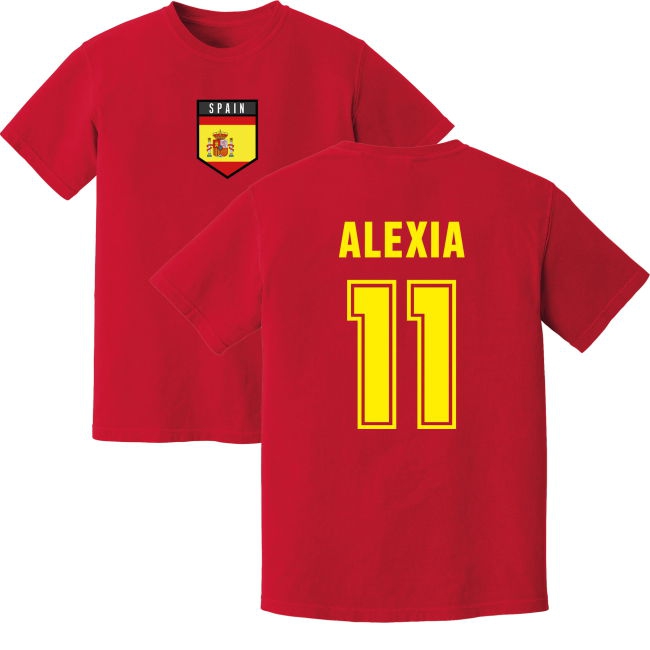 Spain A Team Elite Quality Training Player Jersey