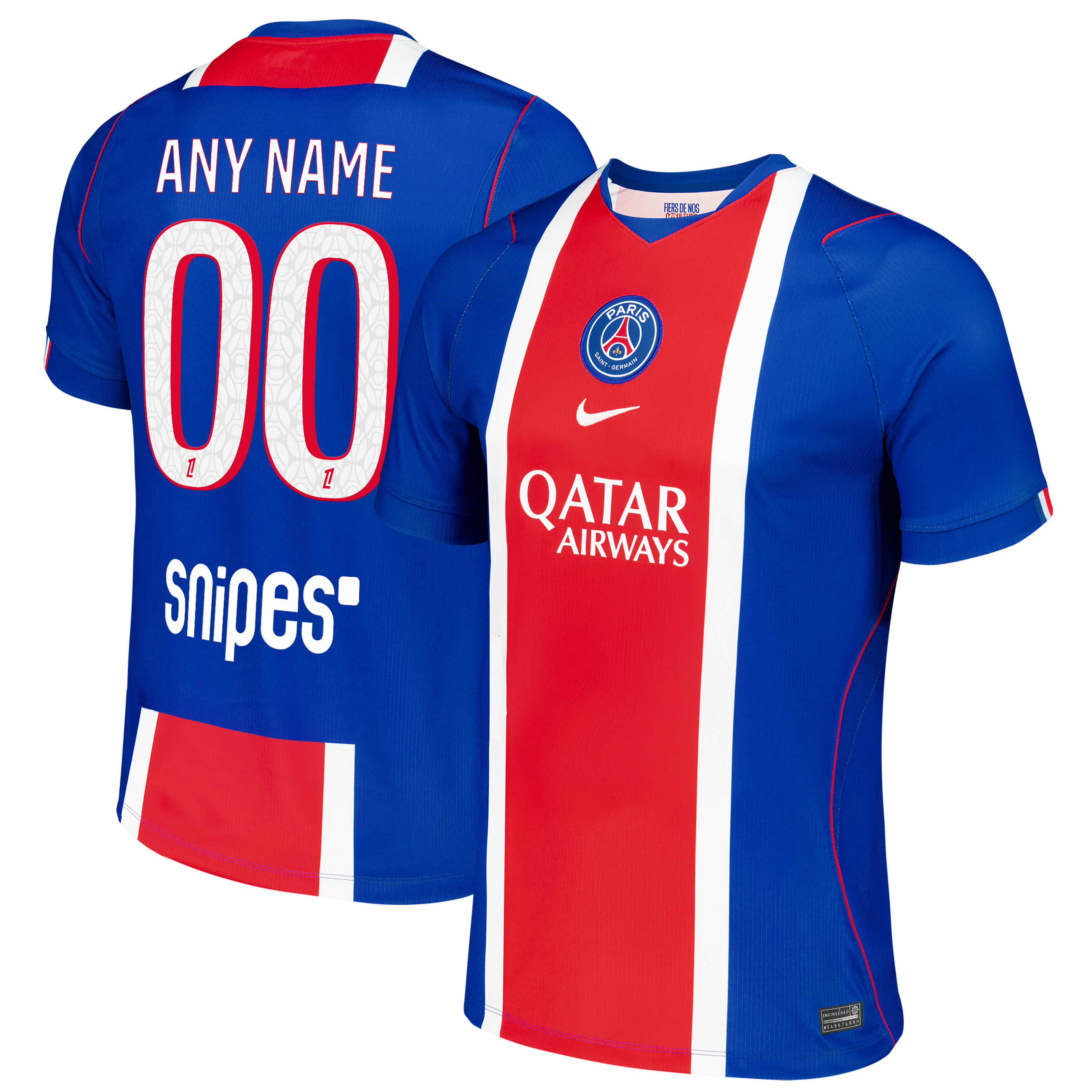 [LK] Paris Saint-Germain 2026/27 Home Stadium Replica Custom Jersey - Blue