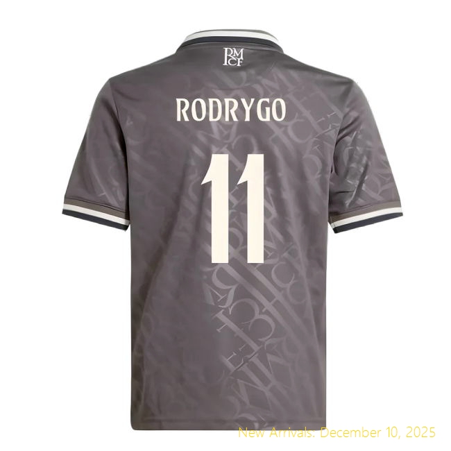 2024-2025 Real Madrid Third Shirt - Genuine Supporter Wear (Rodrygo...
