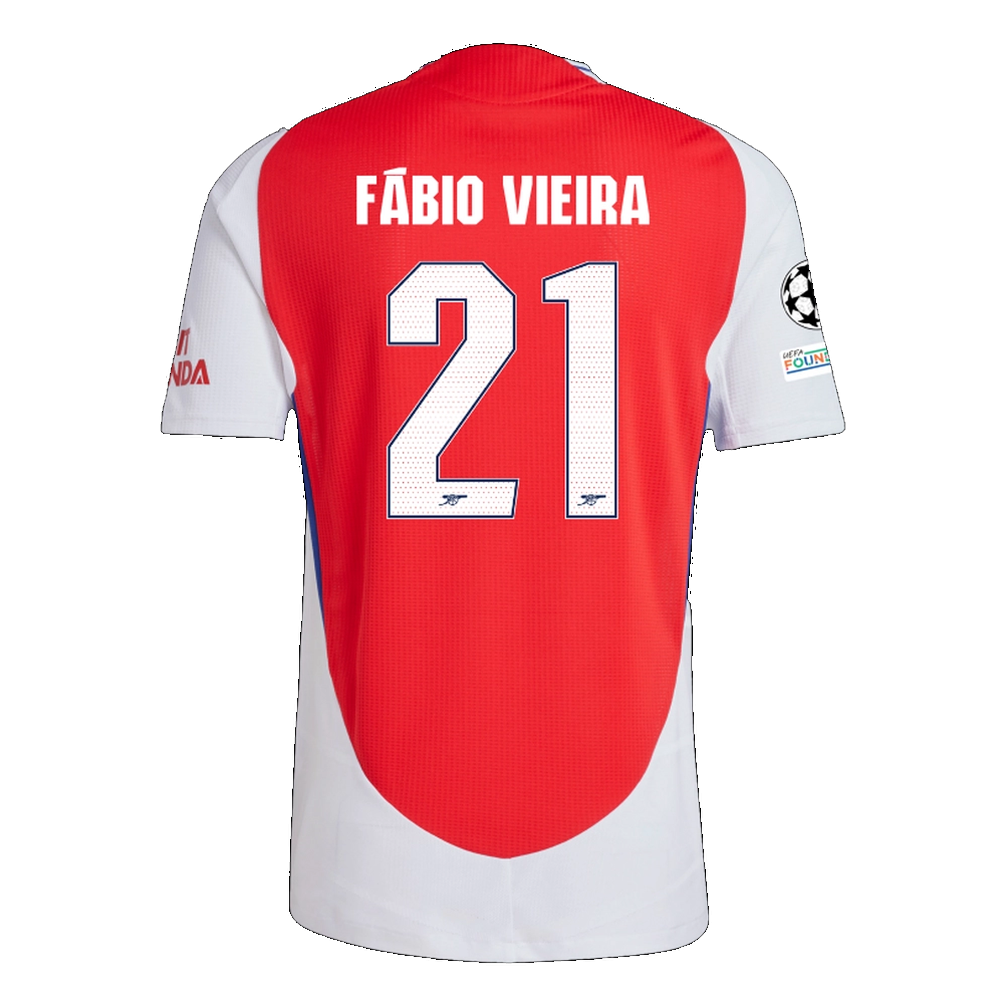 Arsenal Fabio Viera 2024-2025 UCL Home Jersey – Authentic Shirt