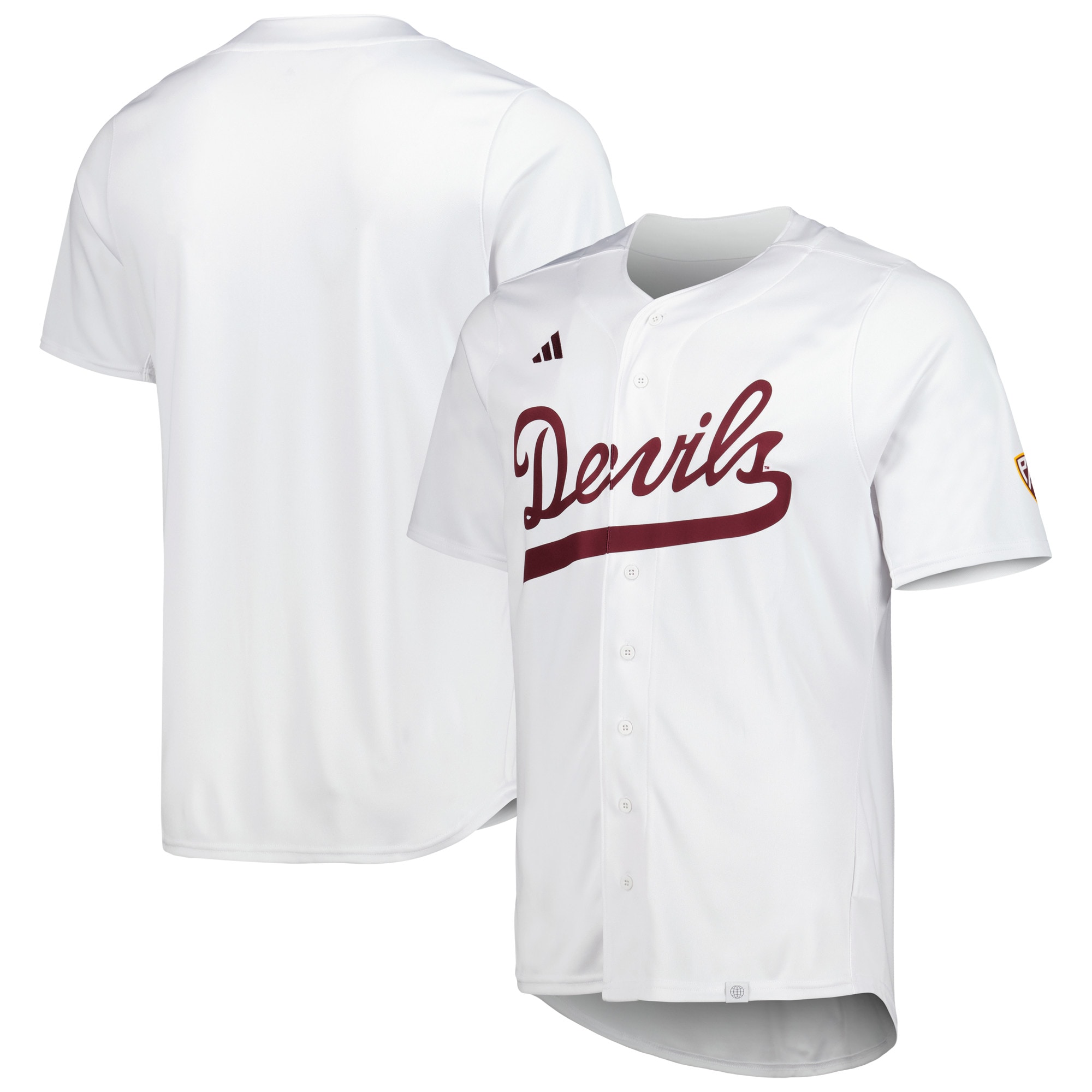 [NJP] Arizona State Sun Devils Team Baseball Jersey - White