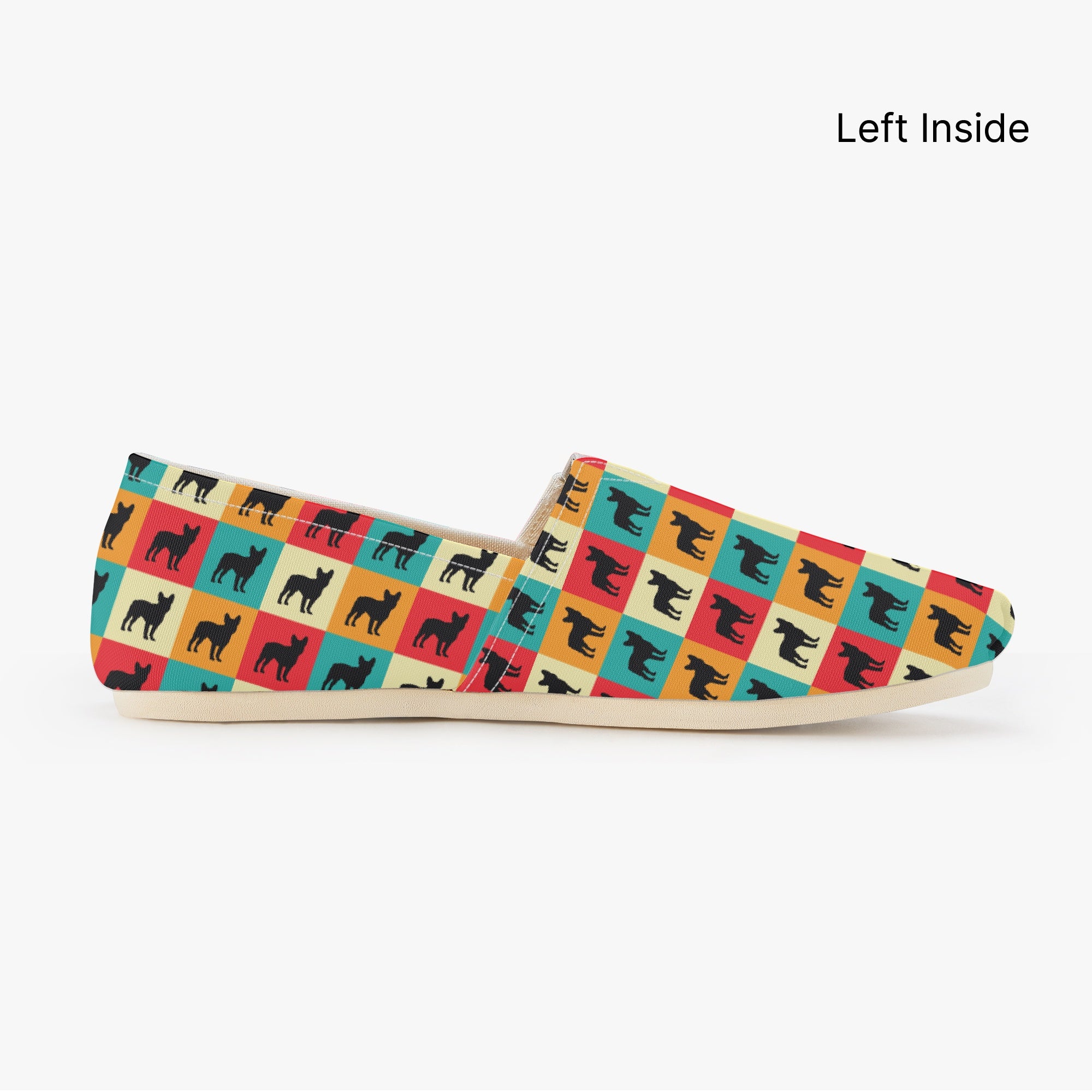 Street-Ready Frenchie-Fan Periwinkle - Casual Canvas Shoes as a Gift