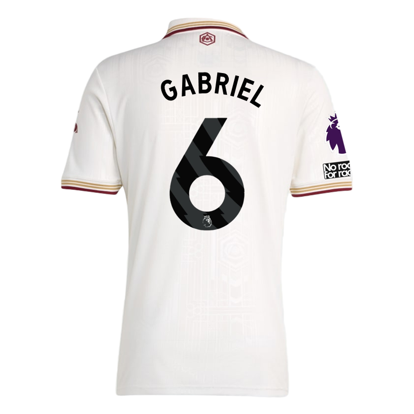 Arsenal Gabriel Men 2025-2026 UCL Third Jersey – Authentic Shirt