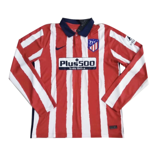 Performance Driven Atletico Madrid 20-21 Home Long Sleeve Soccer
