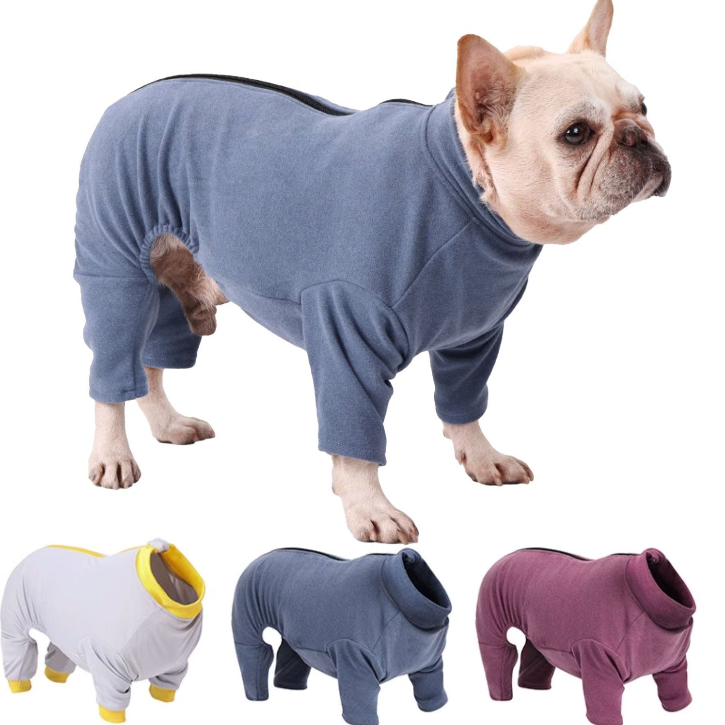 WarmiFy - French Bulldogs Pajamas Suit