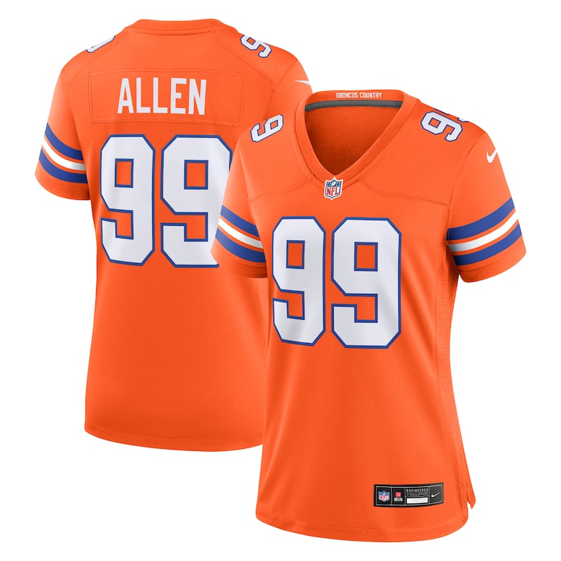 None Zach Allen DEN Broncos Premium-Quality Fan Favorite Game Day Wear