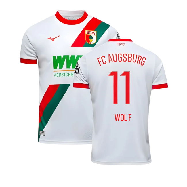 Adult FC Augsburg Home Jersey 2025-2026