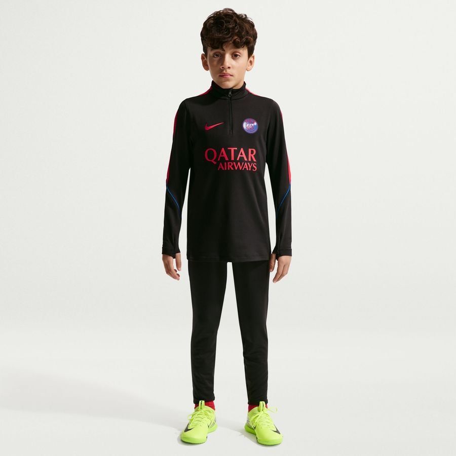 [EFKS] Paris Saint Germain Dri FIT Strike Drill Black/Global Training Kids Red Uniform