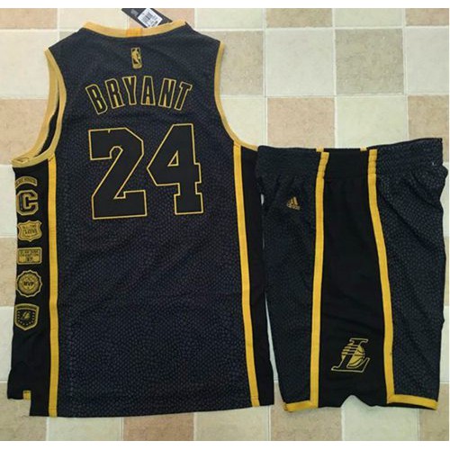 Lakers Black Angeles Lakers #24 Jersey - Budget-Friendly Game Day Wear