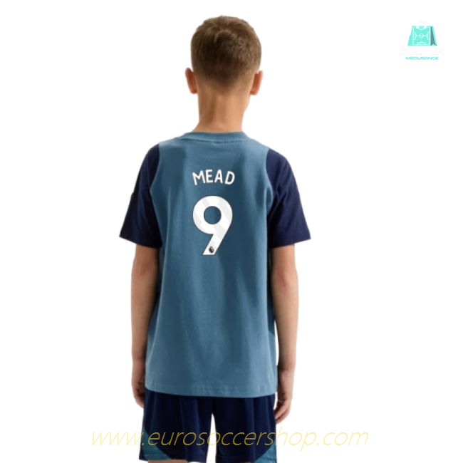 2025-2026 Arsenal Training Tee (Blanch Blue) - Kids (Mead 9)