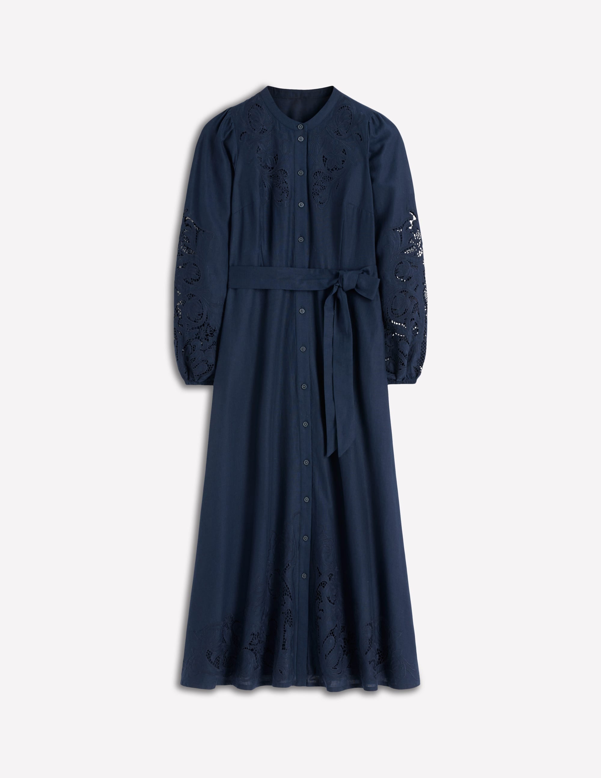 Mae Linen Blend Shirt Dress
