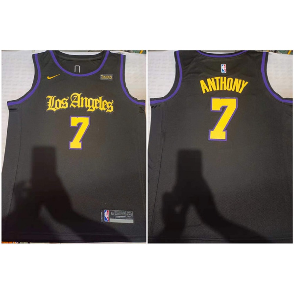 Pro Grade Los Angeles Lakers 7 Black Jersey - - NBA Collection