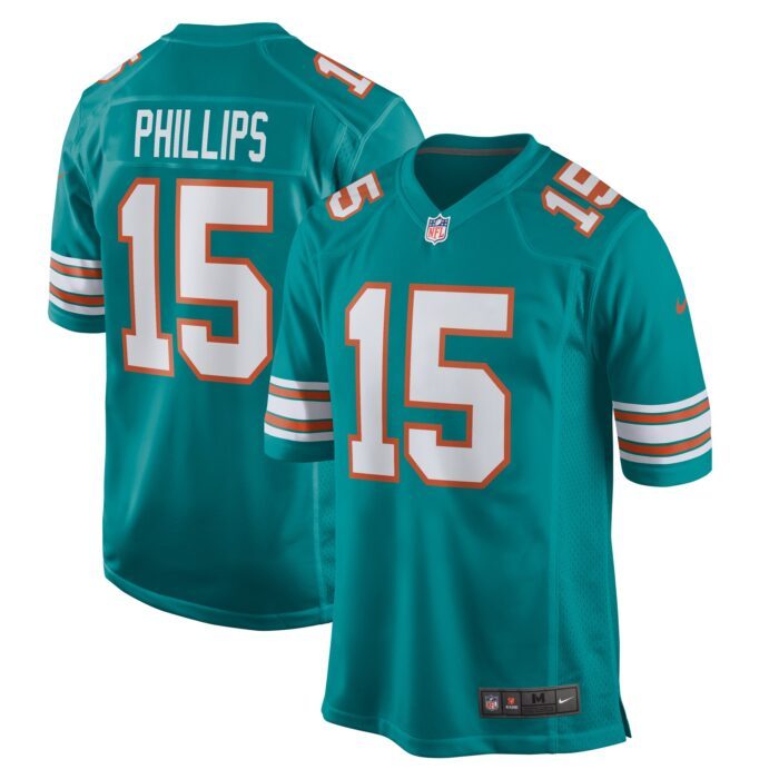 None Men's MIA Dolphins Powerful Elite Jersey Game Day Wear