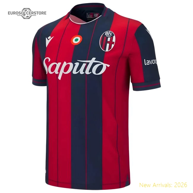 Premium Match-Day 2025-2026 Bologna Home Shirt