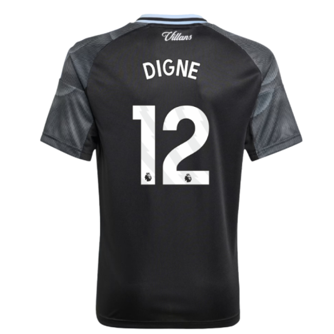 2025-2026 Aston Villa Away Shirt (Kids) (Digne 12) | Player Issue