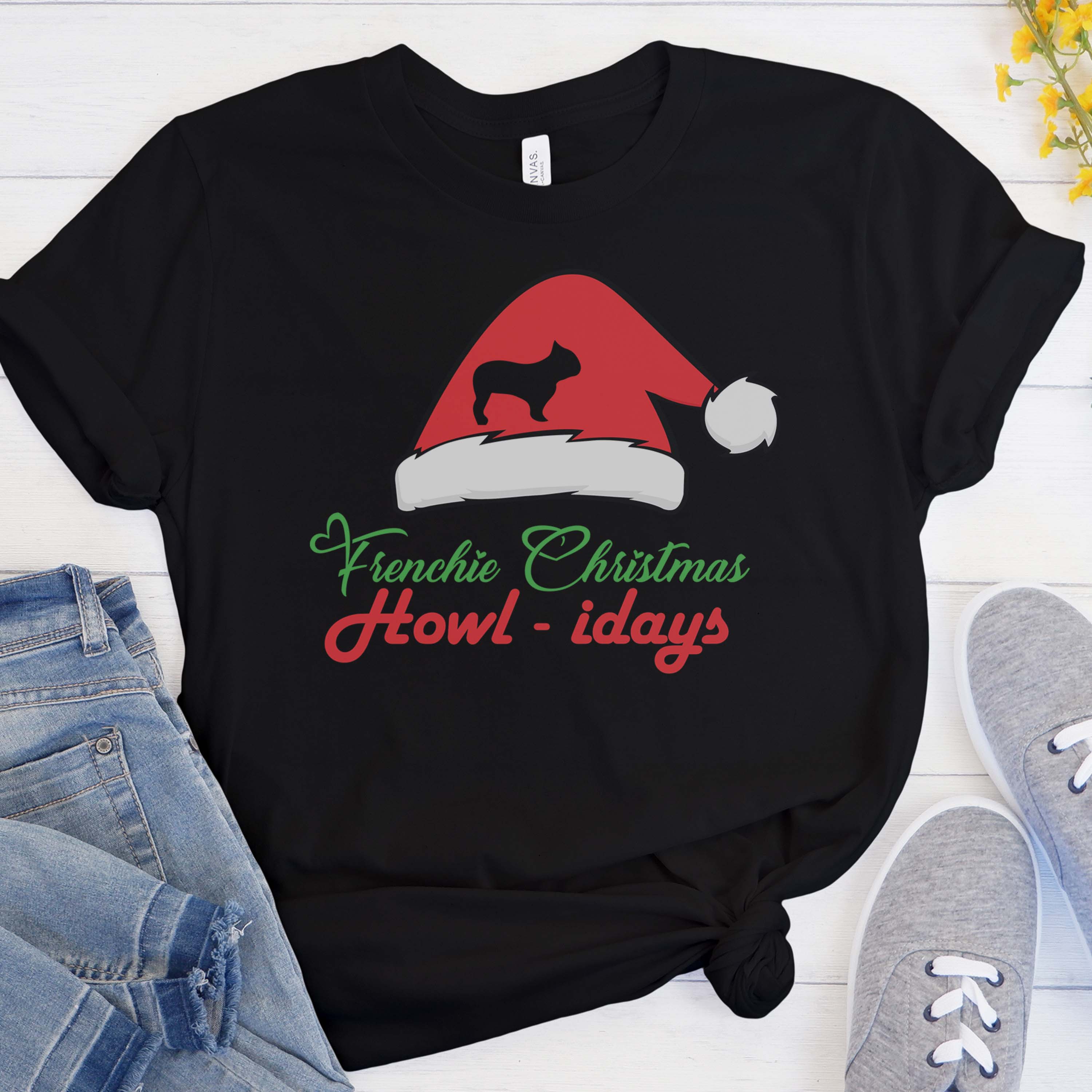 Christmas Outfit - Dog Owner Unisex T-shirt For Frenchie Fans