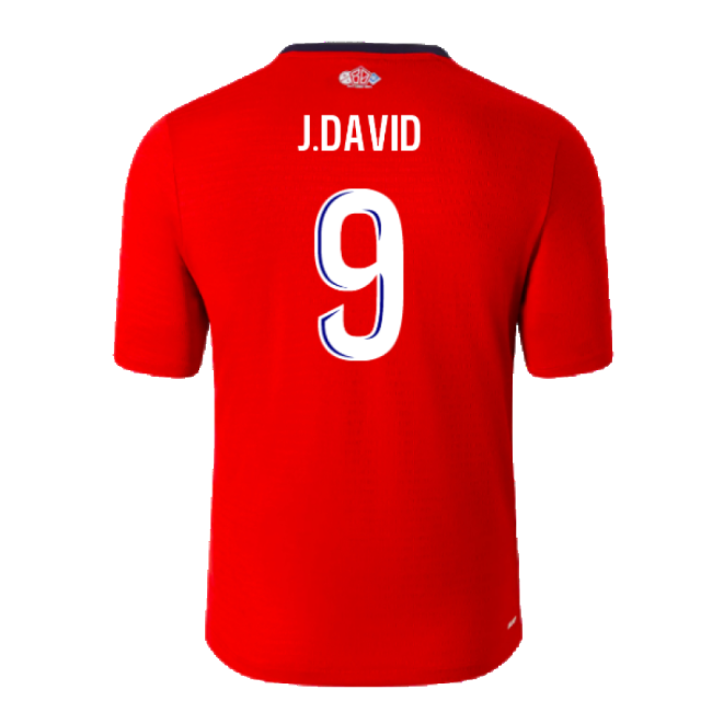 High-Quality 2024-2025 Lille Losc Home Shirt (J.David 9)