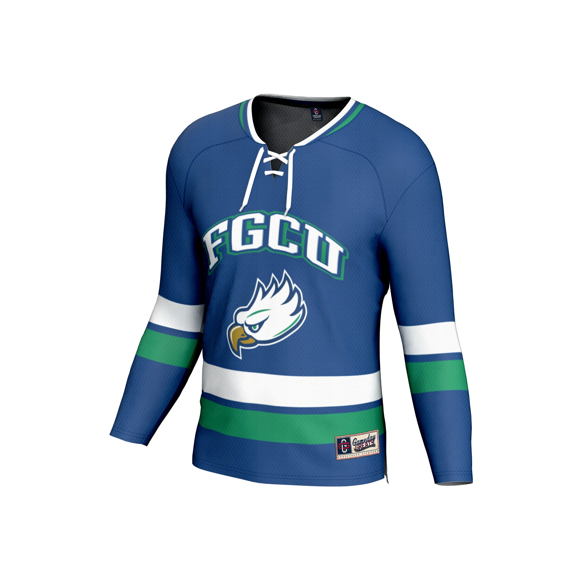 [DDG] Florida Gulf Coast Eagles GameDay Greats Youth Hockey Jersey - Blue