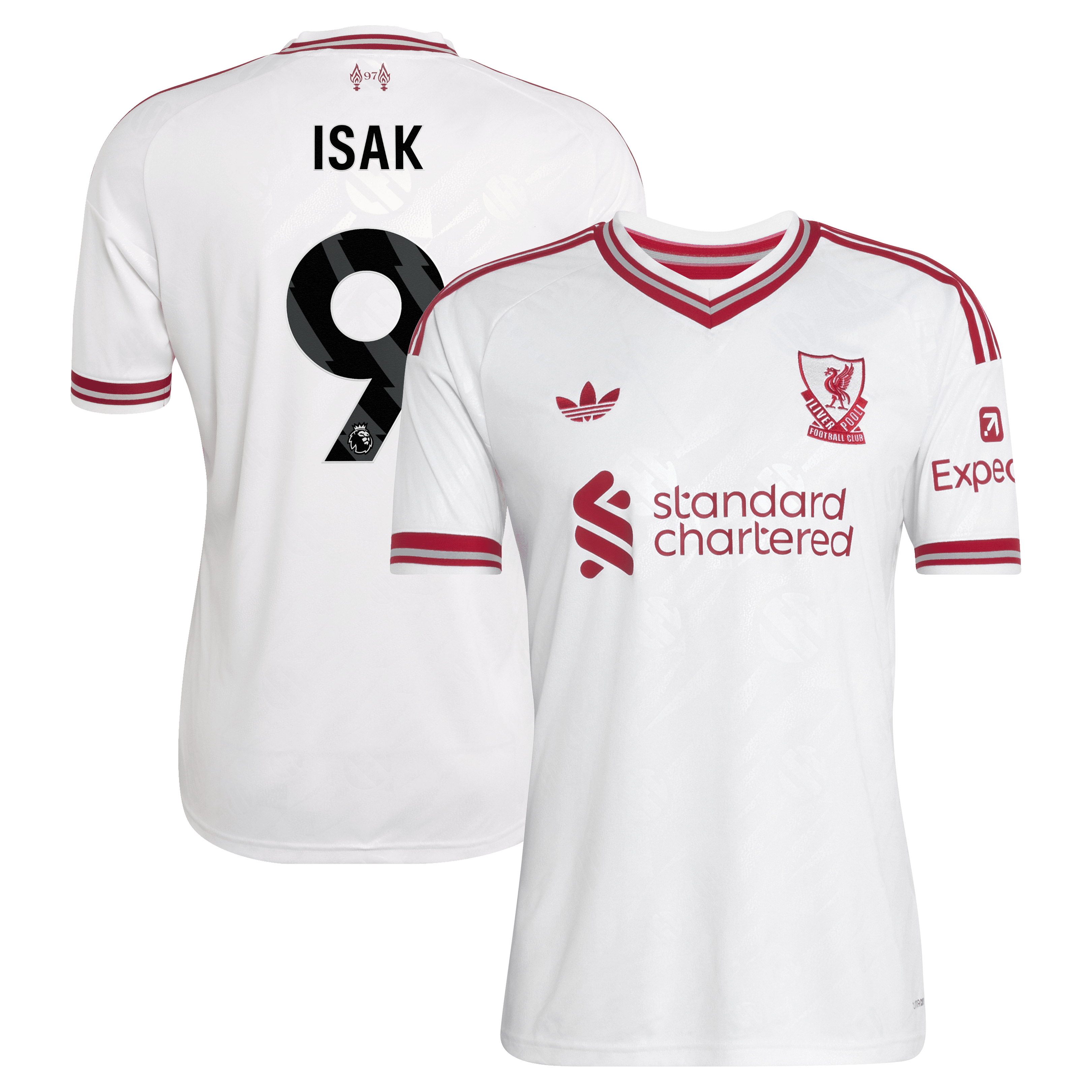 [LK] Alexander Isak Liverpool 2026/27 Away Replica Jersey - White