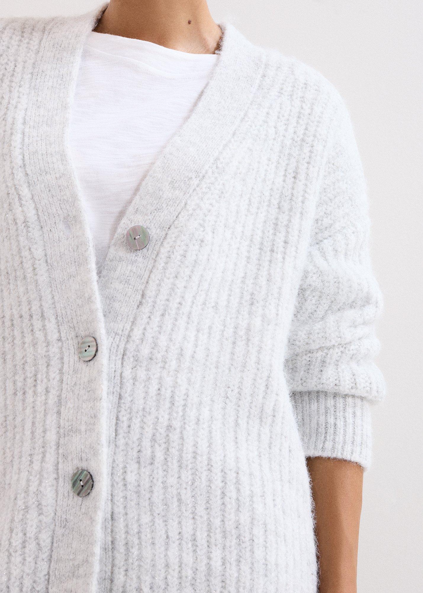Marianne Sequin Textured Cardigan