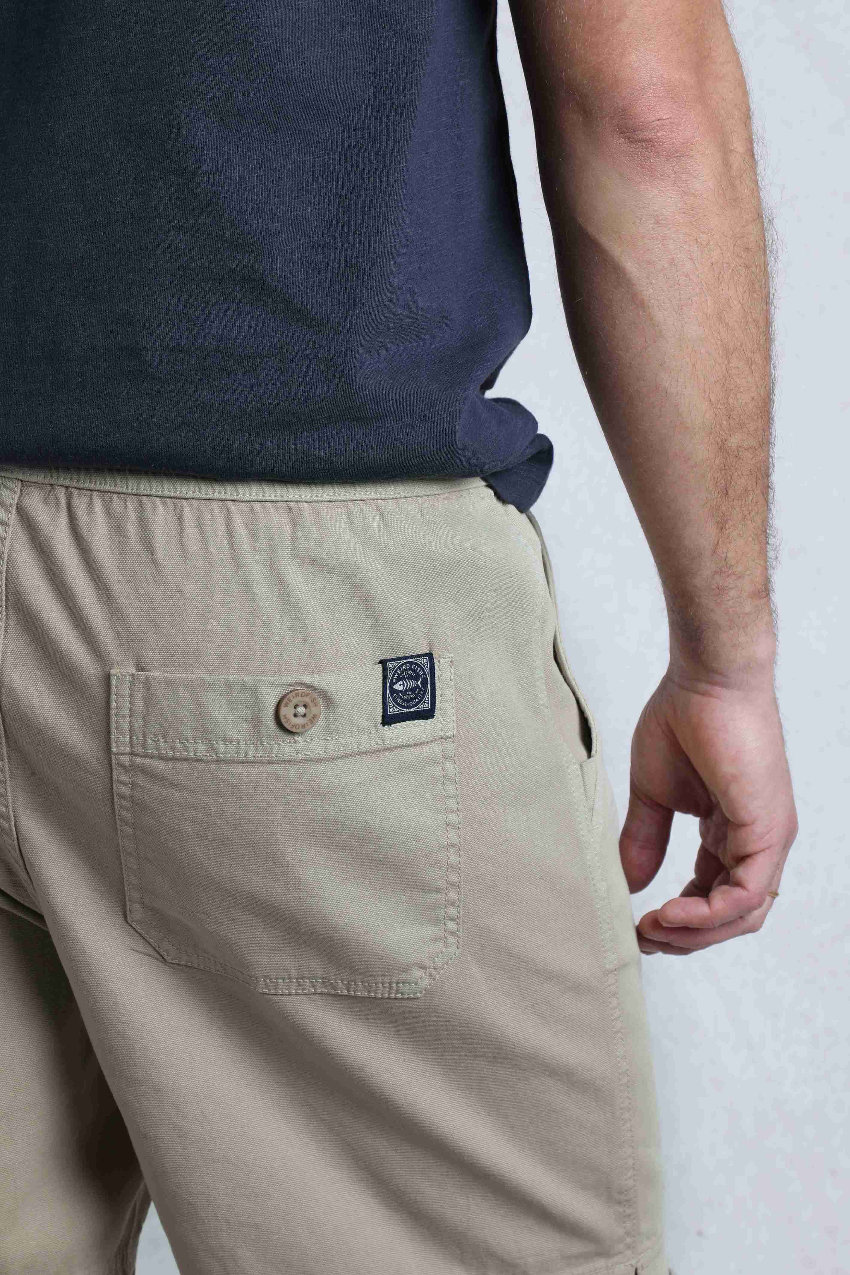 Weston Canvas Shorts Flint Stone