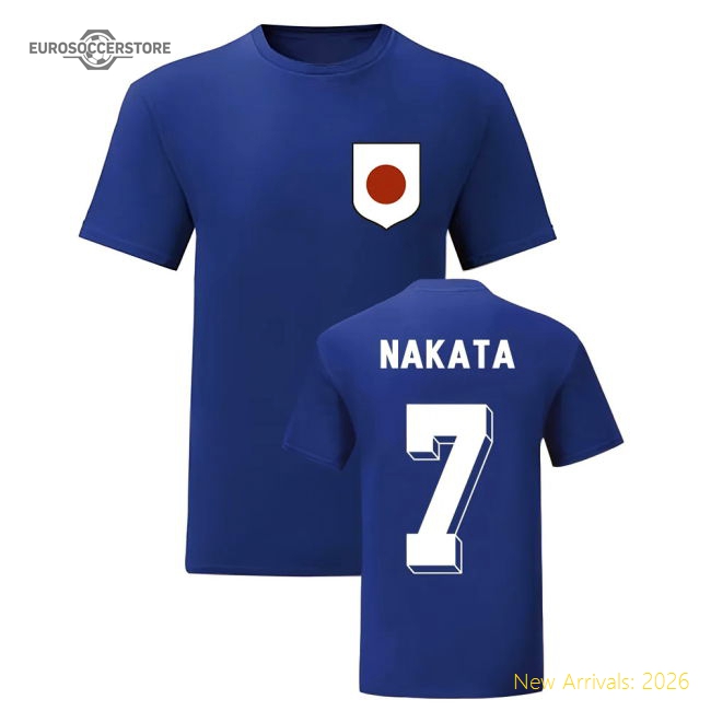 Elite Hidetoshi Nakata Asian Powerhouse National Hero Tee (blue)
