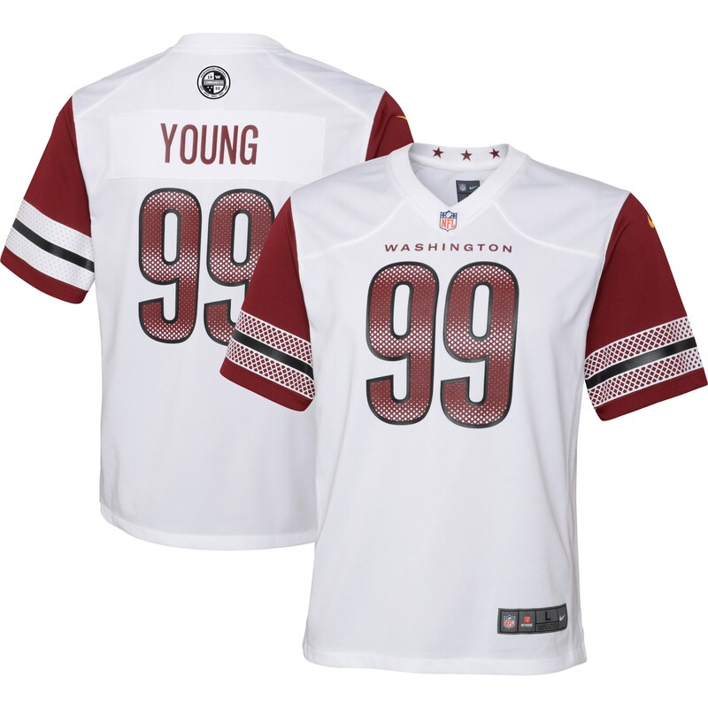 Chase Young Washington Commanders Nike Youth Game Jersey - W...