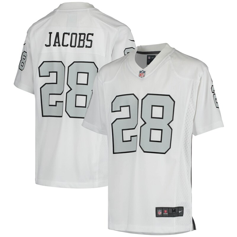 None Josh Jacobs Champion LV Raiders Premium Material Jersey