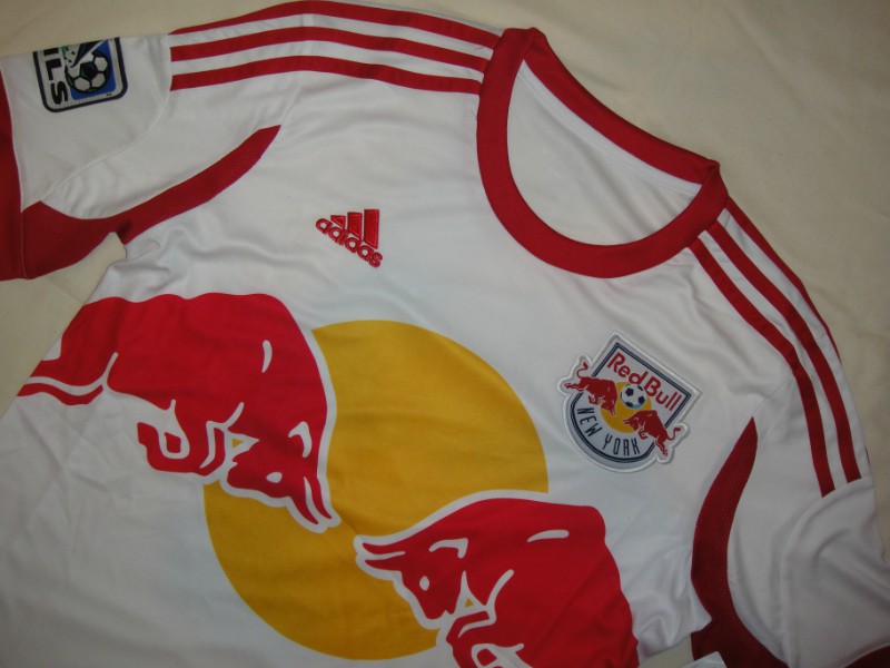2013 Red Bulls Home White Soccer Jersey Shirt - Official Replica 4680